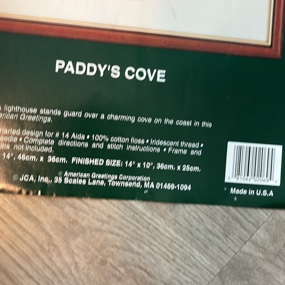 Elsa Williams Paddy’s Cove Counted Cross  Stitch Kit Lighthouse Seascape 10”x14” - Picture 7 of 10